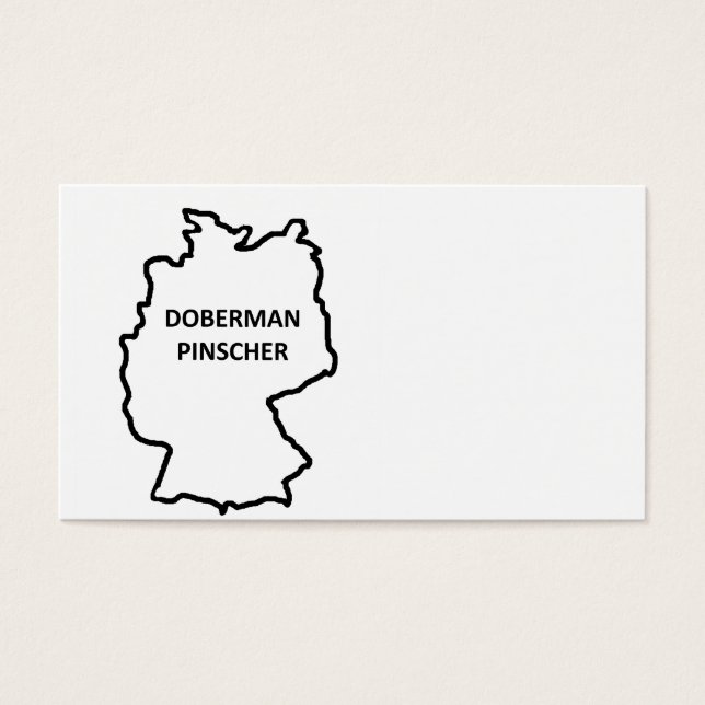 contorno de origem de pincher de doberman (Frente)