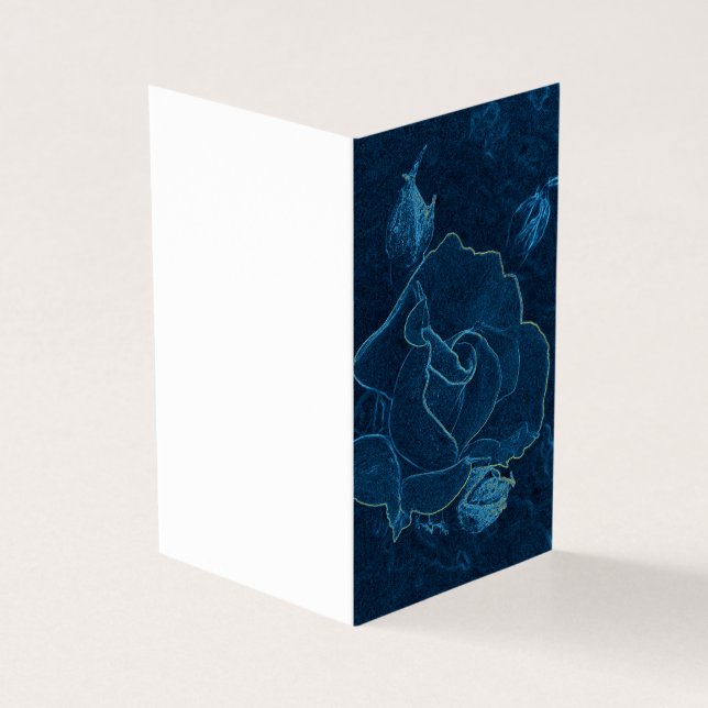 contorno de rosa azul (Exterior)