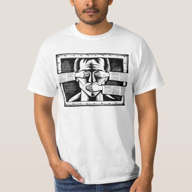 Contra a censura na camisa do mundo (Frente)