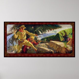 Contra os Piratas de Sarawak - Poster