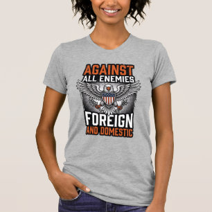 Contra Todos os Inimigos Camisa Águia Patriótica D