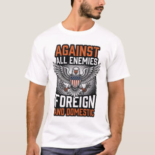 Contra Todos os Inimigos Camisa Águia Patriótica D