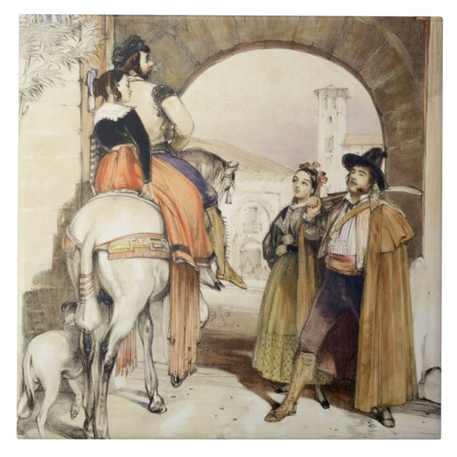 Contrabandistas, dos "esboços da espanha", grava (Frente)