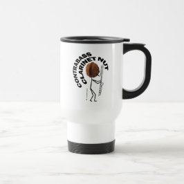 Contrabass Clarinet Nut Caneca de viagem