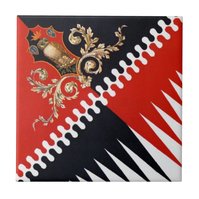 Contrada Priora della Civetta (Coruja) Palio di Si (Frente)