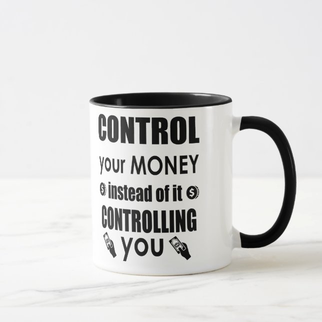 Controle sua caneca de café inspirador das (Direita)