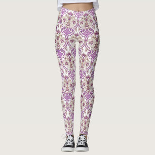 Controlo Tummy e Leggings Neon Ajustado de escul