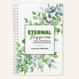Convenção de Felicidade Eterna Aquarela Verde