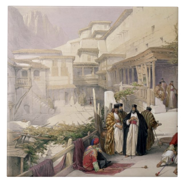 Convento de St. Catherine, monte Sinai, o 17 de (Frente)
