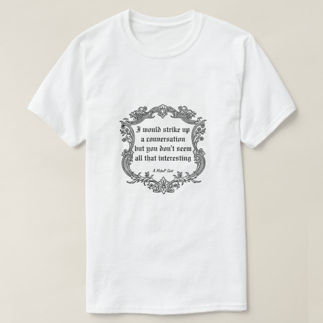 Conversa - Camisa MisterP (Frente do Design)