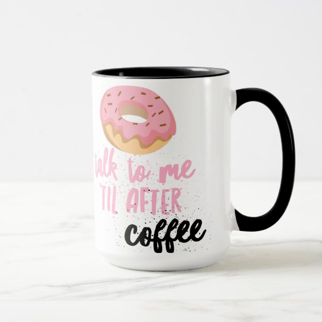 Conversa da rosquinha a mim 'até após a caneca de (Direita)