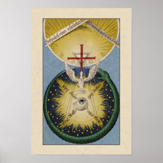 "Conversa entre Almas" Jacob Böhme Poster