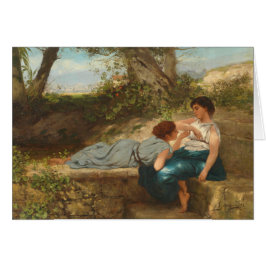 Conversação - cartão da arte