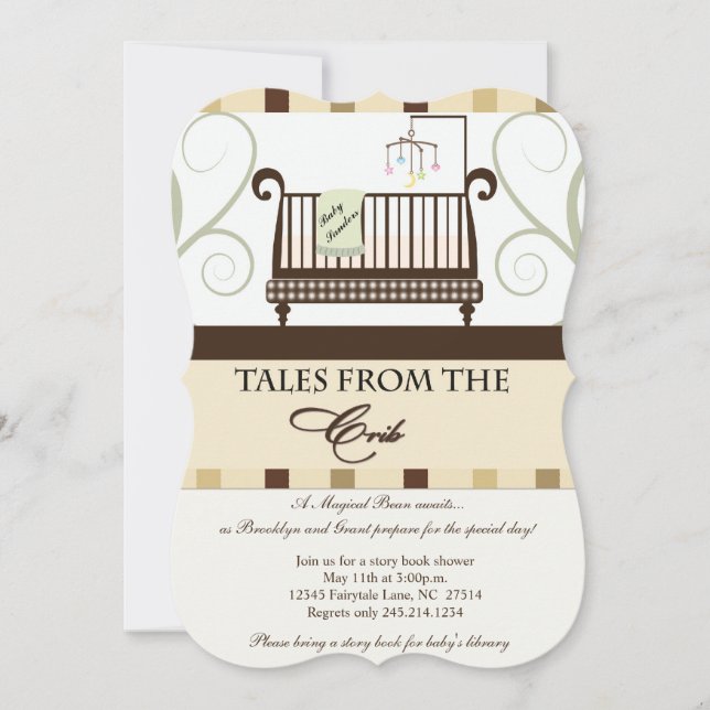 Conversações do Convite para Chás do Crib Storyboo (Frente)