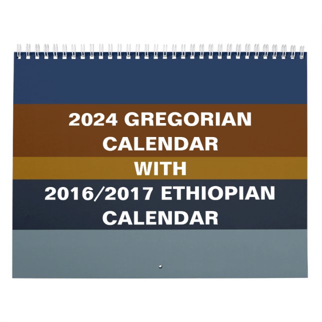 Conversor de Calendário de Parede Etíope 2024 (Capa)