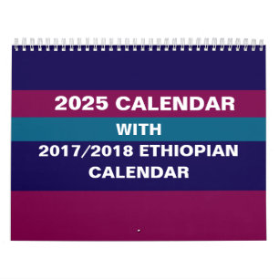 Conversor de Calendário de Parede Etíope 2025