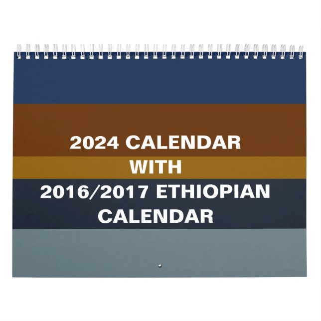 Conversor de Calendário de Parede Etíope para 2024 (Capa)