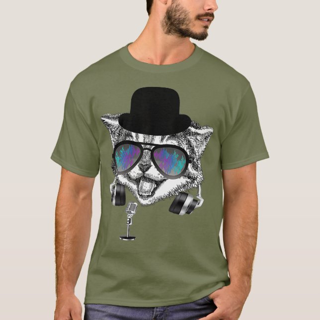 Conversor De Rádio Amateur Ham, Camisa De Gato Eng (Frente)