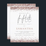 Convidado de 50.ª Parte para Glitter Dourado de Gl<br><div class="desc">Há duas opções de papel a escolher para esse tamanho (4, 5 x 5, 6") na faixa de Orçamento. Para este produto, eu recomendaria o semibrilho, que é um estoque de cartão de 110 gsm, semelhante em espessura a um cartão postal. A opção Satin é um papel muito mais fino,...</div>