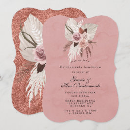 Convidado de Almofadas Tropicais de Cobre Rosa