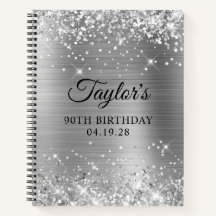 Convidado de Aniversário de 90 anos em Glittery Si