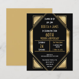 Convidado de Aniversário de Casamento da Arte 60ª