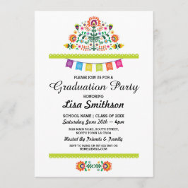 Convidado de Graduação Fiesta Convite Mexicano