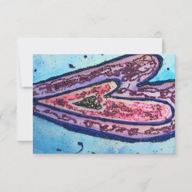 Convidado ou Convite Personalizado para Corações d (Frente)