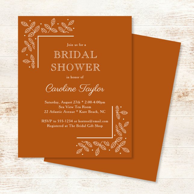 Convidado para Chá de panela Laranja Queimado por  (Criador carregado)