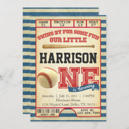 Convidado para Convite de aniversário de tíquete d