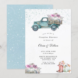 Convidados de Chá de Caminhão Vintage e Casais Pum