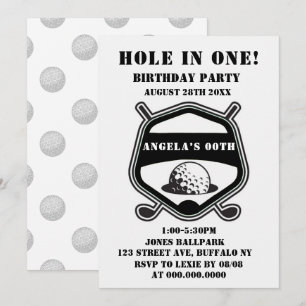 Convidados de Festa de aniversário de Tema de Golf