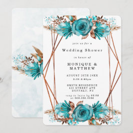 Convidados para Chá de casamento de Quadro Floral