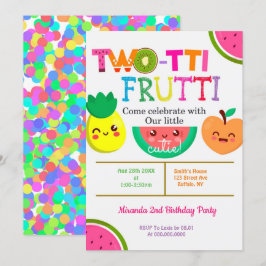 Convidados para Festa de aniversário de segundo Fr