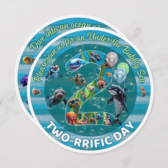 Convidados para o Aniversário, com dois dias de vi (Frente/Verso)