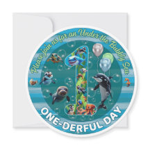 Convidados para um dia maravilhoso e redondo de an