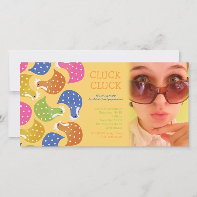 Convidar Foto para Evento de Festa de solteira Not (Frente)