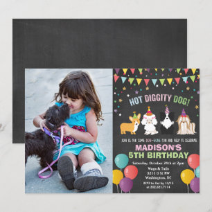 CONVIDE FOTO - Convite de Aniversário de Cachorro