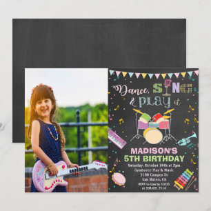 CONVIDE FOTO - Convite de Aniversário de Menina Mú
