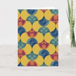 Convite 二つ折りカード ウサギの模様  Card - Pattern of Rabbit -