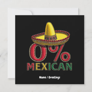 Convite 0% Mexicano Cinco Engraçados De Mayo Hilariary