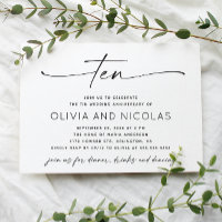 10º Aniversário de Casamento de Tin | Foto minimal