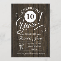 10º aniversário de casamento russo com o padrão de