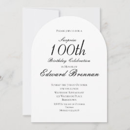 Convite 100º Aniversário, Na moda de Fotografia Masculina