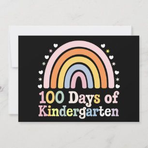 Convite 100º Dia do Professor de Jardim Infantil 100 Dias