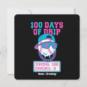 Convite 100 Dias de Drip 0 Erros Swag da Escola de Beisebo
