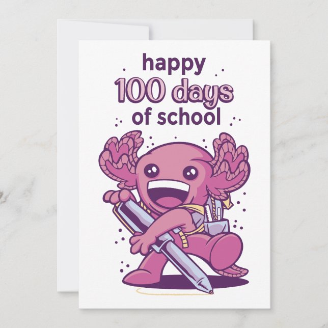 Convite 100 dias de escola (Frente)