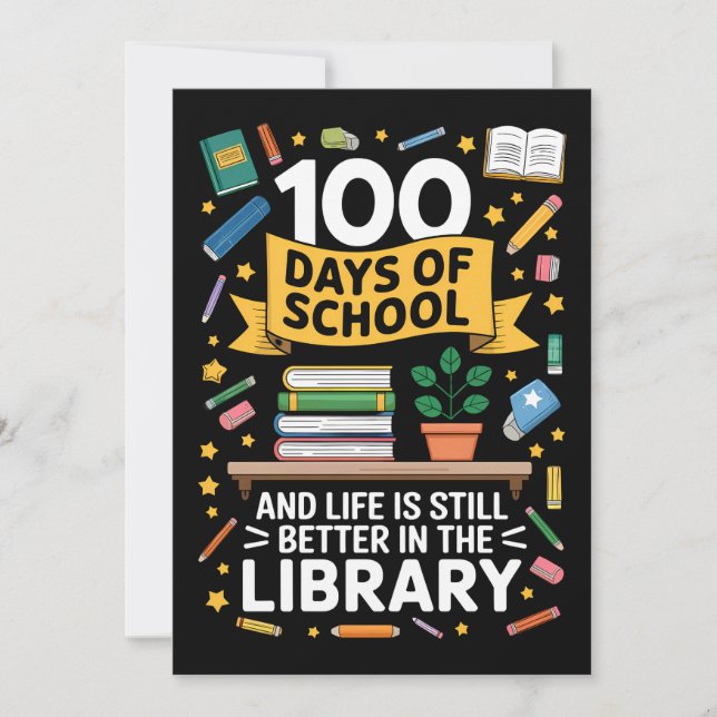Convite 100 Dias De Escola E A Vida Ainda É Melhor (Frente)