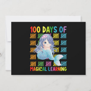 Convite 100 Dias De Escola Sereia De Aprendizado Mágico