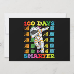 Convite 100 Dias Mais Inteligente Astronauta 100º Dia da E